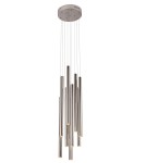 Lampy wiszące sople - Maxlight Lampa Wisząca Organic 10X Chrom Mała Ściemnialna P0206D - produkt 1