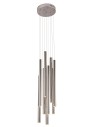 Maxlight Lampa Wisząca Organic 10X Chrom Mała Ściemnialna P0206D