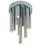 Lampy sufitowe nowoczesne - Maxlight Plafon Organic Chrom Mały Ściemnialny C0117D - produkt 1