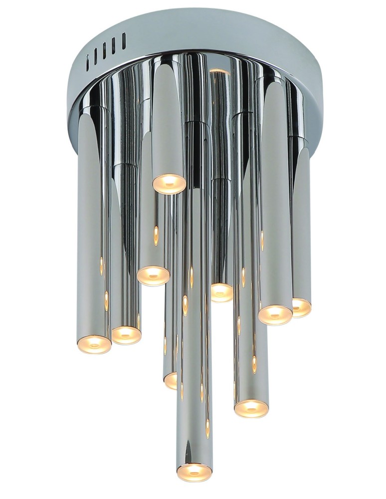 Maxlight Plafon Organic Chrom Mały Ściemnialny C0117D