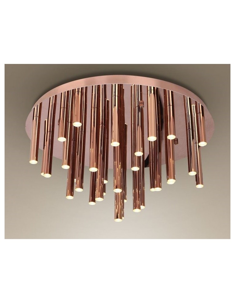 Lampy sufitowe nowoczesne - Maxlight Plafon Organic 33X1 Miedź Ściemnialny C0093D - produkt kolory-swiatla.pl 2