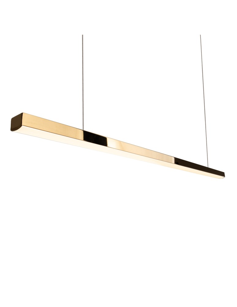 Maxlight Lampa Wisząca Trio 1 Złota Ściemnialna P0425D