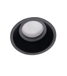 Lampy podtynkowe - oczka - Maxlight Oprawa Wpustowa Deep Czarna GU10 H0111 - produkt 1