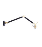 Azzardo ZYTA S WALL LAMPBODY BK/GO 1xE27 Ścienna Ramię Ruchome Bez Abażuru Czarny Złoty AZ4190 Azzardo ZYTA S WALL LAMPBODY BK/GO 1xE27 Ścienna Ramię Ruchome Bez Abażuru Czarny Złoty AZ4190