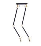 Azzardo ZYTA 2 S PENDANT LAMPBODY BK/GO 2xE27 Sufitowa Ramiona Ruchome Bez Abażurów Czarny Złoty AZ4191 Azzardo ZYTA 2 S PENDANT LAMPBODY BK/GO 2xE27 Sufitowa Ramiona Ruchome Bez Abażurów Czarny Złoty AZ4191