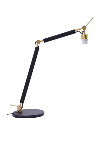 Azzardo ZYTA S TABLE LAMPBODY BK/GO 1xE27 Stołowa Bez Abażuru Czarny Złoty AZ4188
