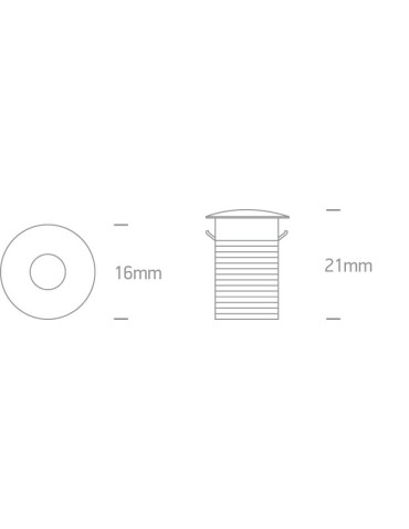 One Light Wpust sufitowy czarny LED Kamari IP44 - produkt 2