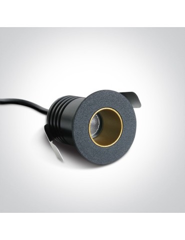One Light wpust Drios czarny złoty ciepłe światło 10102H/B/W IP65 - product 2