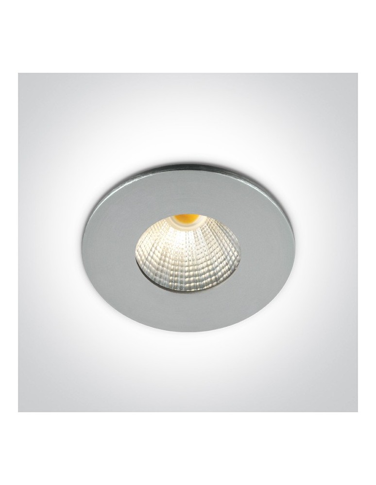 Lampy podtynkowe - oczka - One Light Wpust aluminiowy LED stały Kato 10103B/AL/W - produkt kolory-swiatla.pl 1