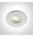 Lampy podtynkowe - oczka - One Light Wpust aluminiowy biały stały Kato LED 10103B/B/W - product 1