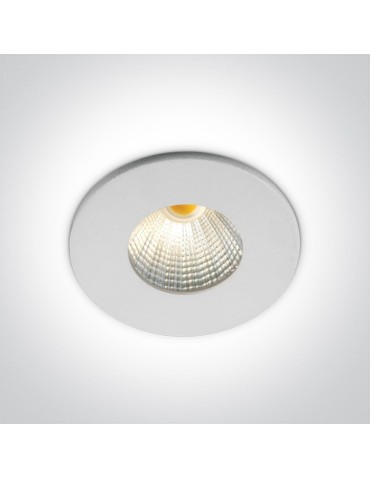 One Light Wpust aluminiowy biały stały Kato LED 10103B/B/W