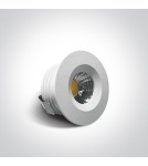 Lampy podtynkowe - oczka - One Light Wpust aluminiowy biały stały Kato LED 10103B/B/W - product 2