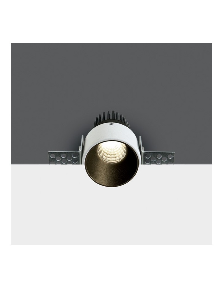 Lampy podtynkowe bezramkowe - trimless - One Light Wpust LED biały Lakatamia ciemny środek 10103BTR/B/W - produkt kolory-swiatla.pl 1