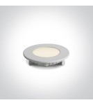 Lampy podtynkowe - oczka - One Light Wpust LED biały wąski Lefkara 10103FA/W/C - product 1