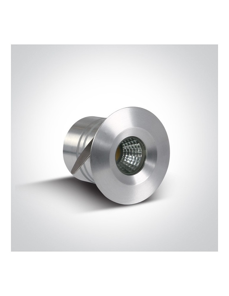 Lampy podtynkowe hermetyczne - One Light Wpust do łazienki LED aluminium Polis 10103P/AL/D IP65 - product kolory-swiatla.pl 2