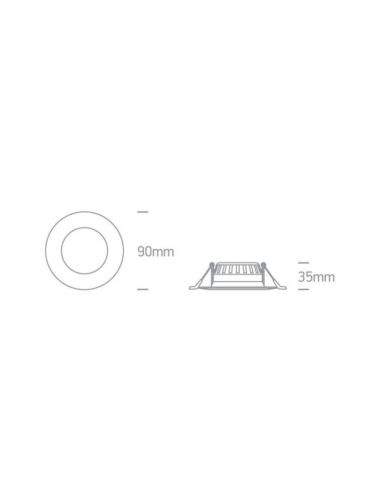 One Light Wpust biały LED Odu 10103T/W/C