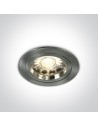 One Light Wpust sufitowy chrom matowy Pirgos 10105/MC