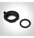 Lampy podtynkowe - oczka - One Light Oprawa sufitowa czarna oczko Perisa 10105A1/B - produkt 2