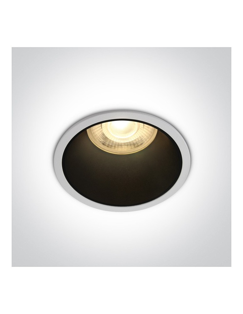 Lampy podtynkowe - oczka - One Light Wpust oprawka biała Algewa 10105AD/W - produkt kolory-swiatla.pl 1