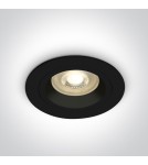Lampy podtynkowe - oczka - One Light Wpust oprawka sufitowa czarna Jalia 10105ALG/B - produkt 1