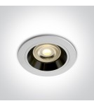 Lampy podtynkowe - oczka - One Light Wpust oprawka sufitowa biała czarna Jalia 10105ALG/W/B - produkt 1
