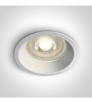 Lampy podtynkowe - oczka - One Light Oprawa wpuszczana biała Steni 10105D1/W - produkt 1