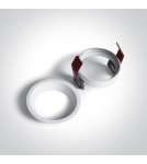 Lampy podtynkowe - oczka - One Light Oprawa wpuszczana biała Steni 10105D1/W - produkt 2