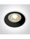 One Light Oprawa sufitowa wpust czarny Kinusa 10105D2/B