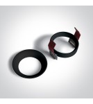 Lampy podtynkowe - oczka - One Light Oprawa sufitowa wpust czarny Kinusa 10105D2/B - product 2