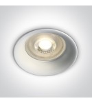Lampy podtynkowe - oczka - One Light Oprawa sufitowa wpust biała Kinusa 10105D2/W - produkt 1
