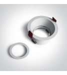Lampy podtynkowe - oczka - One Light Oprawka wpuszczana biała oczko Meladia 10105D4/W - produkt 2