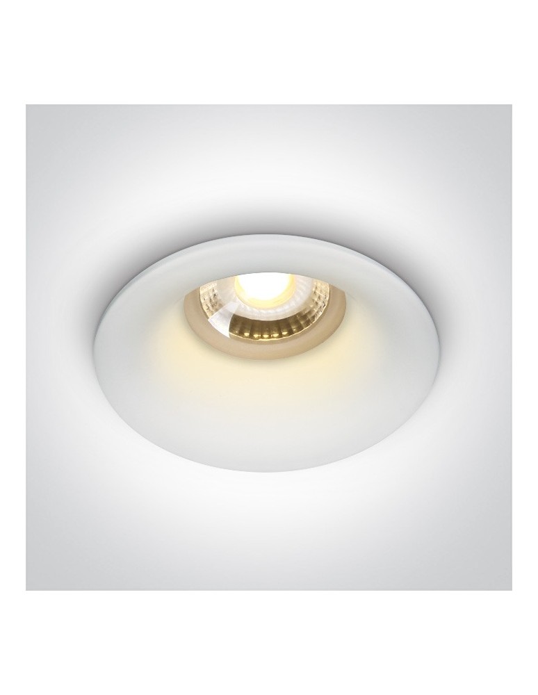 Lampy podtynkowe - oczka - One Light Oprawa do zabudowy biała Filousa 10105DG/W - produkt kolory-swiatla.pl 1