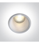 Lampy podtynkowe - oczka - One Light Lampa wpuszczana biała głęboka LED Simu 10105FD/W/W - produkt 1