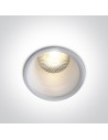 One Light Lampa wpuszczana biała głęboka LED Simu 10105FD/W/W
