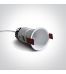 Lampy podtynkowe - oczka - One Light Lampa wpuszczana biała głęboka LED Simu 10105FD/W/W - produkt 2