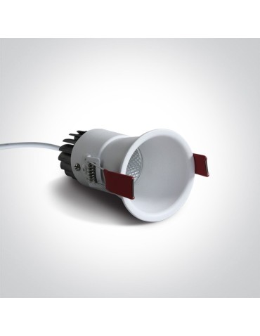 One Light Lampa wpuszczana biała głęboka LED Simu 10105FD/W/W - produkt 2