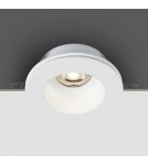 Lampy podtynkowe bezramkowe - trimless - One Light Lampa do zabudowy gipsowa biała Drimu 10105GT2 - produkt 1