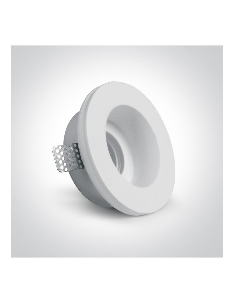 One Light Lampa do zabudowy gipsowa biała Drimu 10105GT2