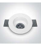Lampy podtynkowe bezramkowe - trimless - One Light Lampa do zabudowy gipsowa biała Drimu 10105GT2 - produkt 3