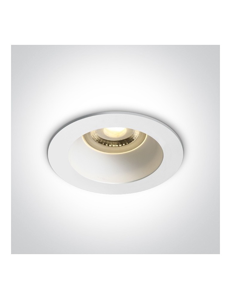 Lampy podtynkowe - oczka - One Light Lampa wpuszczana biała Kanawi 10105M/W/W - produkt kolory-swiatla.pl 1