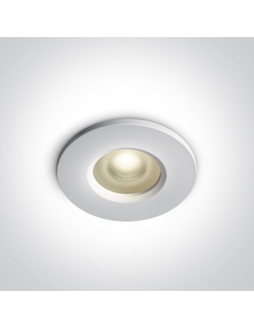 One Light Oprawa wpuszczana biała do łazienki Filousa 10105R1P/W IP65