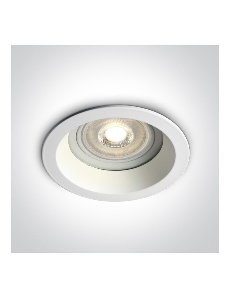 Lampy podtynkowe hermetyczne - One Light Oprawa wpuszczana do łazienki Kedares 10105R2/W IP65 - produkt kolory-swiatla.pl 1