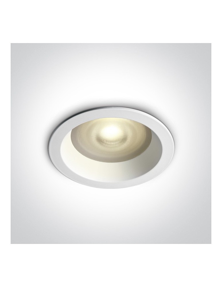 Lampy podtynkowe hermetyczne - One Light Oprawa wpuszczana do łazienki pryzmat Kedares 10105R2P/W IP65 - produkt kolory-swiatla.pl 1