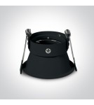 Lampy podtynkowe - oczka - One Light Wpuszczana lampa czarna Chulu 10105TG/B - produkt 2