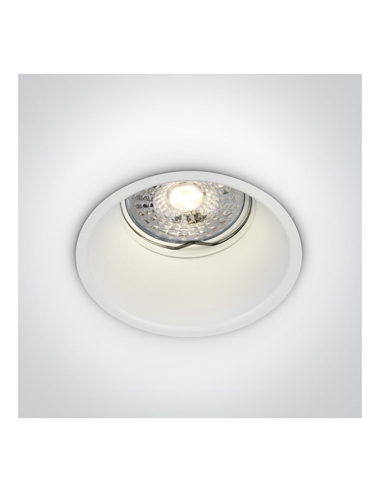 Lampy podtynkowe - oczka - One Light Wpuszczana lampa biała Chulu 10105TG/W - produkt kolory-swiatla.pl 1