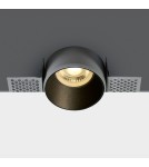 Lampy podtynkowe bezramkowe - trimless - One Light Lampa wpuszczana czarna Potamos 10105TR/B - produkt 1