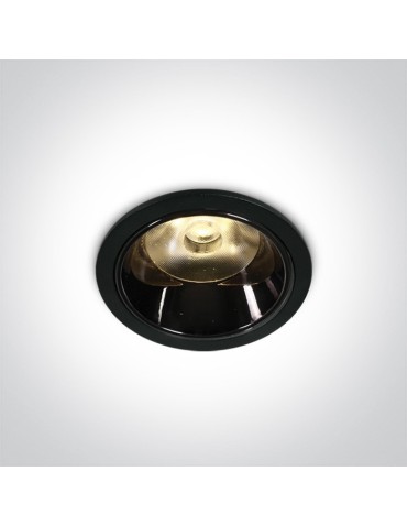 One Light Oprawa sufitowa LED czarna ELEDio 10106DC/B/W