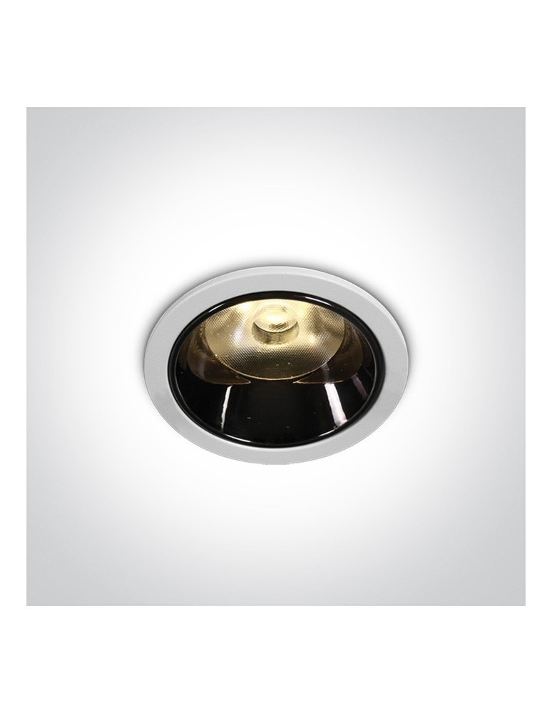 Lampy podtynkowe - oczka - One Light Oprawa sufitowa LED biała ELEDio 10106DC/W/W - produkt kolory-swiatla.pl 1