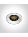 One Light Oprawa LED biała plaster miodu Ramos 10106DH/W/W