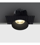 Lampy podtynkowe bezramkowe - trimless - One Light Wpust do łazienki czarny Manna 10107BT/B/W IP54 - product 1